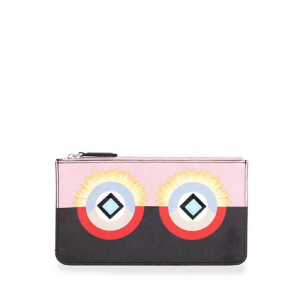 Fendi Monster Flat Pouch